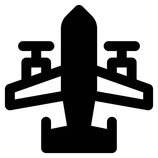 Zabytkowy Samolot Lub Zabytkowy Samolot — Wektor stockowy