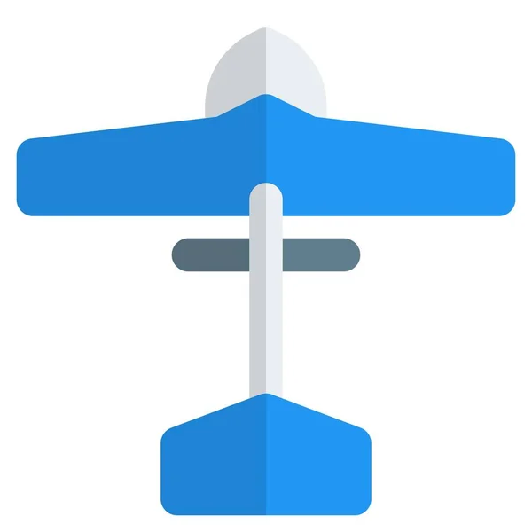 Zwevend Vliegtuig Watervliegtuig Voor Luchtgevechten — Stockvector