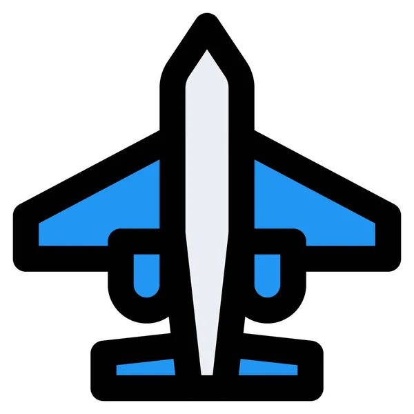 民用飞机航空公司准备起飞 — 图库矢量图片