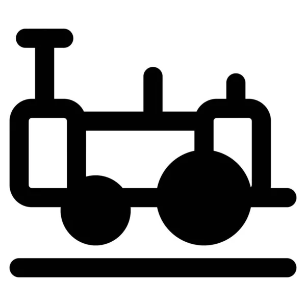 První Světový Vlak Poháněný Párou — Stockový vektor
