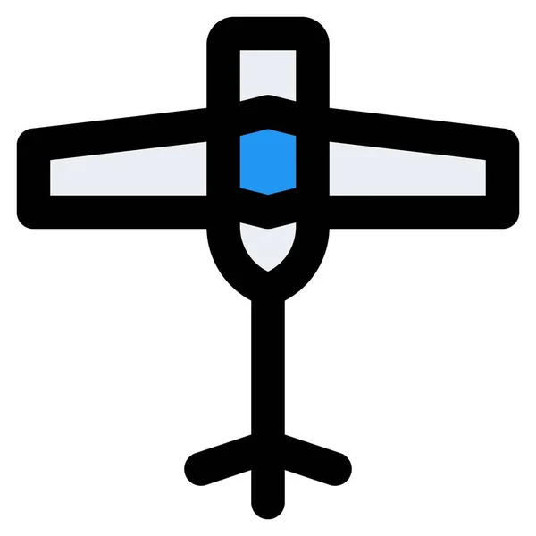 Планерний Літак Дозвілля — стоковий вектор