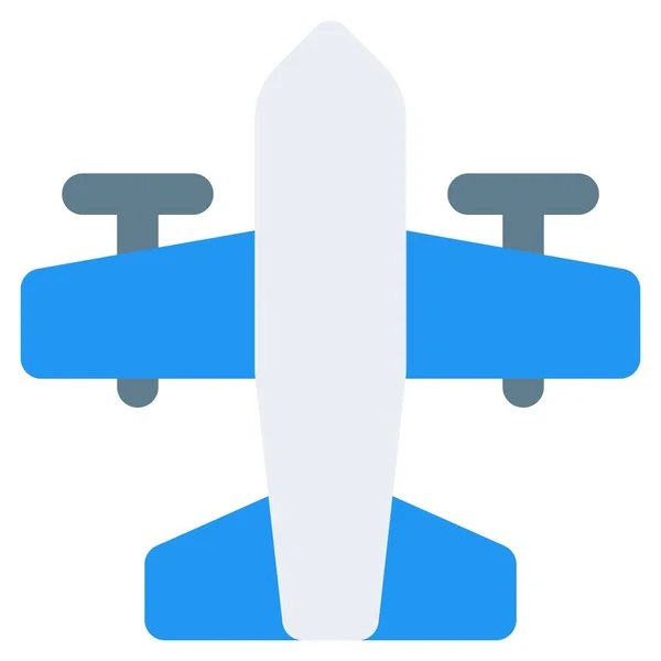 Transport Masowy Wykorzystuje Linie Lotnicze Pasażerskie — Wektor stockowy