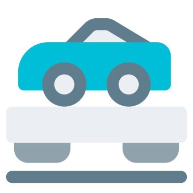 Bir otomobil taşımak için tren vagonu