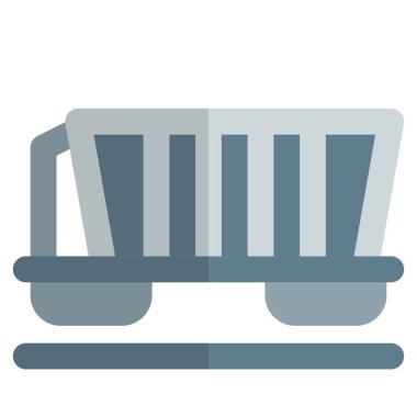 Mallar tren vagonunda taşınıyor.