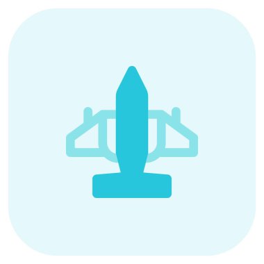 Jet uçağı, yolcu taşımak için büyük bir uçak..