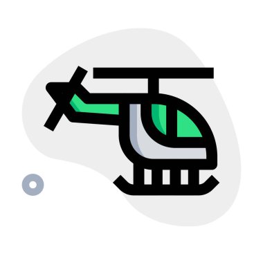 Güçlü bıçaklı bir uçak, helikopter..