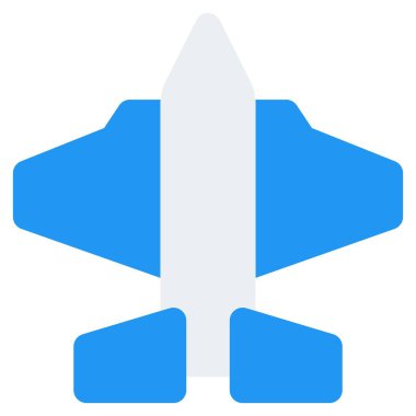 Ulaşım için jet motorlu uçak.