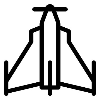 Delta kanatları süpersonik uçakla donatılmıştır.