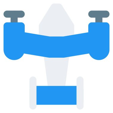 Ağır kaldırmak için kullanılan üç pervaneli uçak..