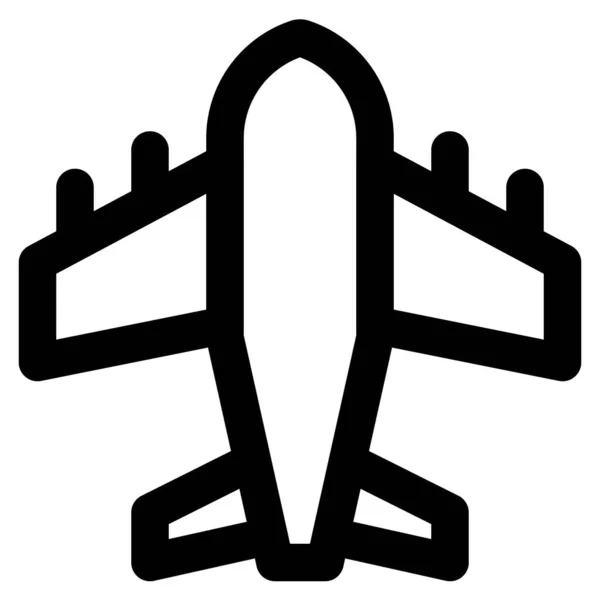 Ein Passagierflugzeug — Stockvektor