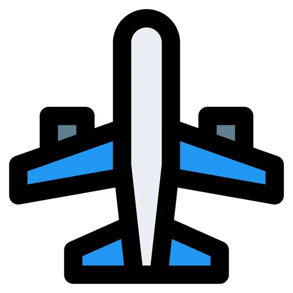 Επιβατική Αεροπορική Εταιρεία Που Χρησιμοποιείται Για Περιοδεία Και Ταξίδια — Διανυσματικό Αρχείο