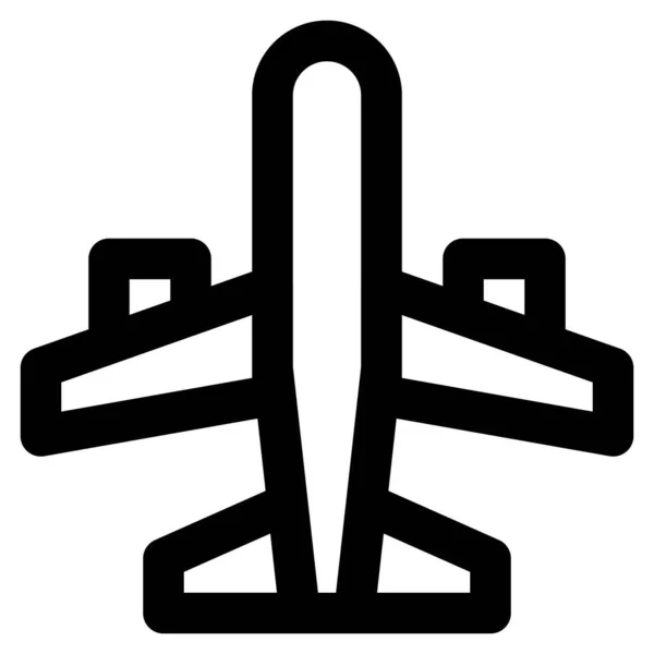 Passagier Airline Für Tour Und Reise Genutzt — Stockvektor
