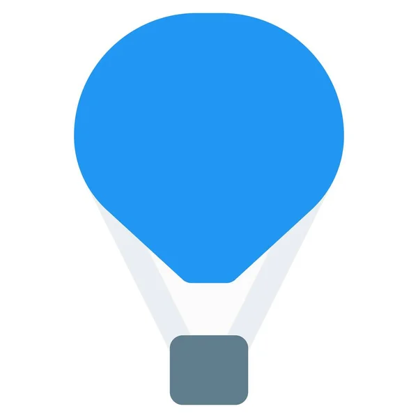 Horkovzdušný Balón Pro Návštěvníky — Stockový vektor