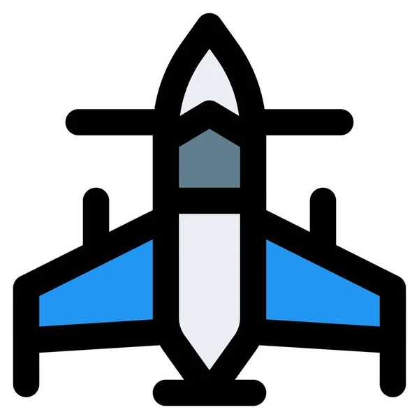 Gyroskopické Letadlo Přední Leteckou Technikou — Stockový vektor
