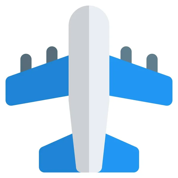 Passagierflugzeug Ein Modernes Transportmittel — Stockvektor