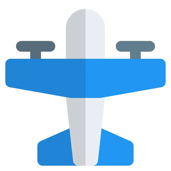Passagierflugzeug Überschall Verkehrsflugzeug — Stockvektor