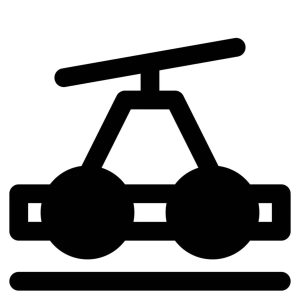 Einsatz Von Handwagen Bei Der Eisenbahninspektion — Stockvektor