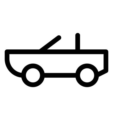 Amfibik araç, hem karada hem suda çalışır..