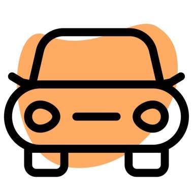 Modern arabanın ön yüzü..