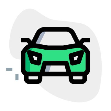 Benzersiz özellikleri olan pahalı bir araba.