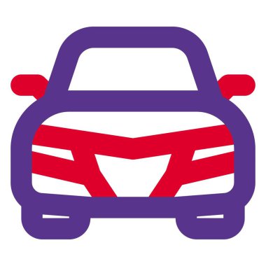 Modern ikonik araba manzarasını kapat.