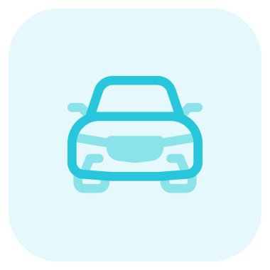 Ağır tekerlekleri olan off-road arabası..