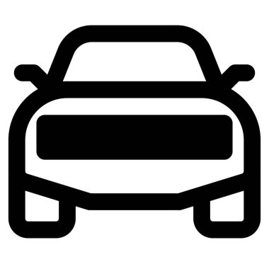 Klasik bir hızlı aracın ön çekimi..