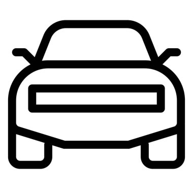 Klasik bir hızlı aracın ön çekimi..