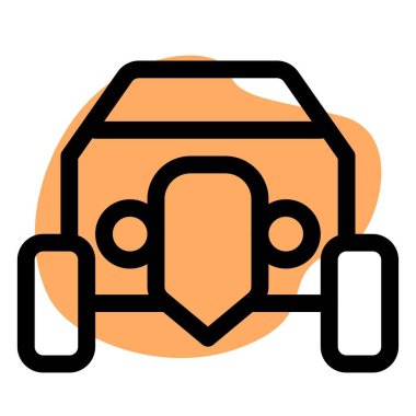 Eski bir arabanın eşsiz ızgaraları..