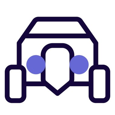 Eski bir arabanın eşsiz ızgaraları..