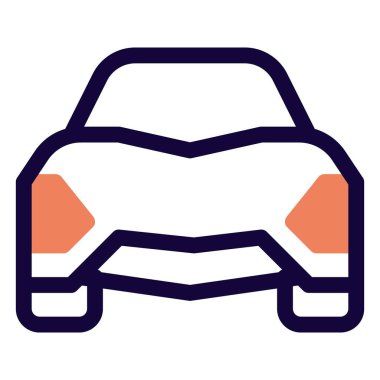 Dönüş için kişisel üstü açık araba.