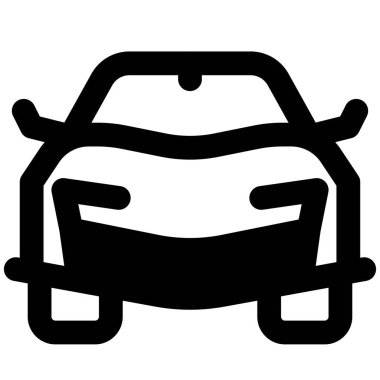 Yarış için ikonik spor araba.