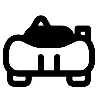 Katlanabilir çatılı üstü açık bir araba..