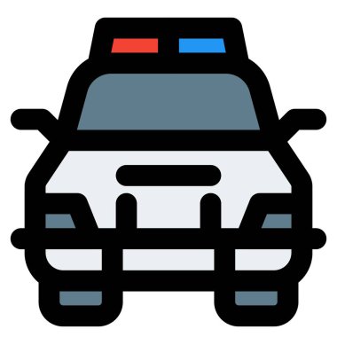 Devriyeler sırasında ulaşım için polis aracı.