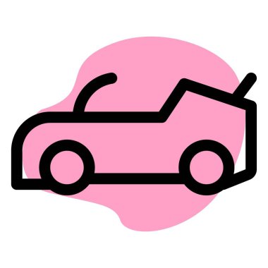 Üstü açık bir araba, ayarlanabilir çatılı bir otomobil..