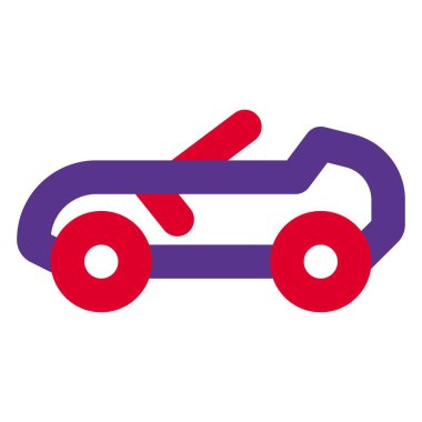 Üstü açık kabin çatısı olan çok yönlü bir araba..