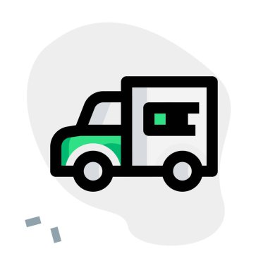 Mal ve nakliyat için teslimat arabası..