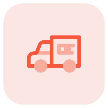 Mal ve nakliyat için teslimat arabası..