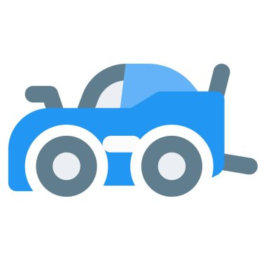 Kapalı kabini ve anteni olan sürükleme aracı