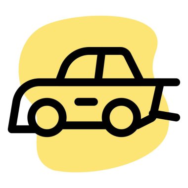 Özel motorlarla donatılmış sürükleme arabası.