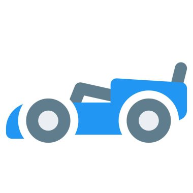 Tek kişilik, açık teker formülü yarış arabası..