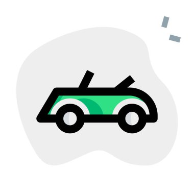 Klasik roadster arabası büyük motorlarla modifiye edildi.