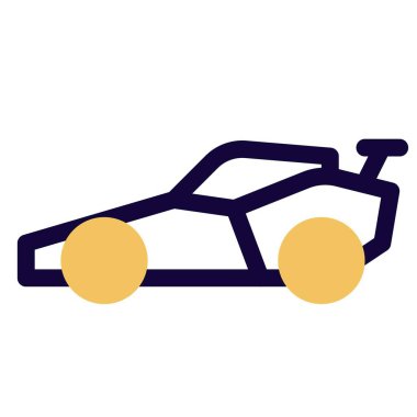 Eşsiz dizayn edilmiş hiper araba çatısı spoiler ile.