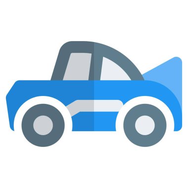 Arka spoiler uzatmalı lüks bir araba.