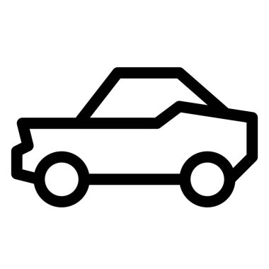 Hafif, iki kapılı vücut kaslı araba.