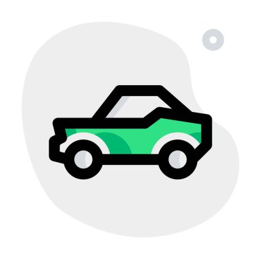 Hafif, iki kapılı vücut kaslı araba.