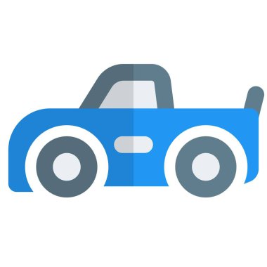 Araba yarışlarında kullanılan kamyonet.