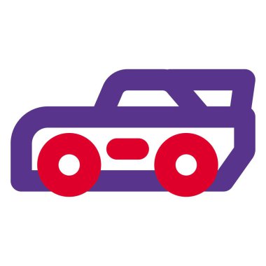 Araba yarışlarında kullanılan spor prototipi.