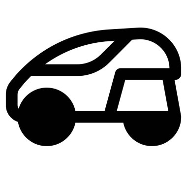 Motorla çalışan kişisel dört tekerlekli bisiklet.