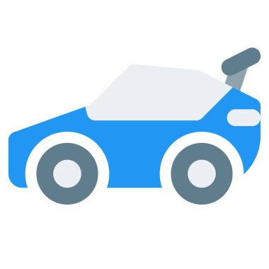 Genişletilmiş arka çatılı spor aracı.